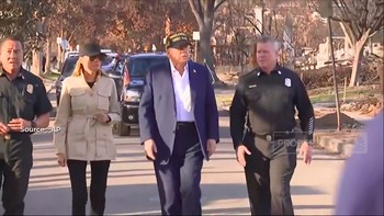 Video: Presiden Trump Kunjungi Lokasi Kebakaran di California