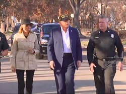 Video: Presiden Trump Kunjungi Lokasi Kebakaran di California