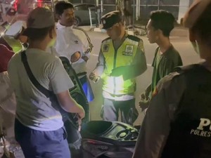Razia Kamtibmas di Pasuruan, Pengendara Bawa Badik Terjaring