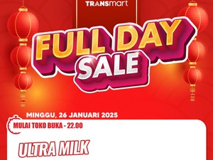 Murah Meriah! Beli 2 Susu Kotak Ukuran Jumbo di Transmart Full Day Sale Cuma Rp 31.000