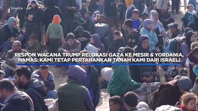 Respon Hamas Wacana Trump Relokasi Warga Gaza