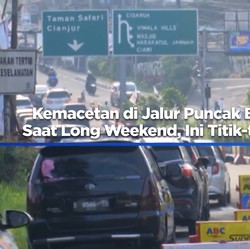 Video: Kemacetan di Jalur Puncak Bogor Saat Long Weekend