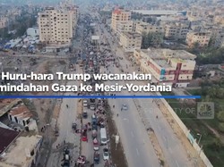 Video: Wacana Trump Pindahkan Warga Gaza ke Mesir-Yordania