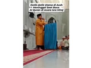 Innalillahi, Qori Aceh Meninggal saat Baca Al-Quran di Malam Isra Miraj