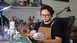 Ngalam Mbois: Art Toys Kece Karya Rino Bikin Artis Rapper Kepincut