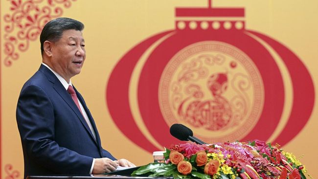 Potret Xi Jinping Rayakan Imlek Sambut Tahun Ular Kayu, Beri Pesan Ini