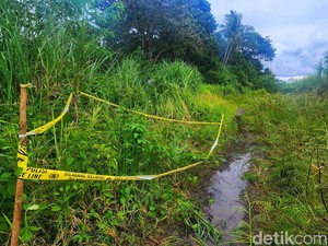TKP Penemuan Kendi Berisi Ari-ari Bikin Ngeri Warga Sukabumi