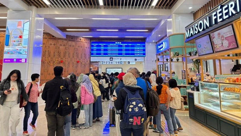 Penumpang KA Cepat Whoosh membludak sampai pecahkan rekor. (Dok. KCIC)