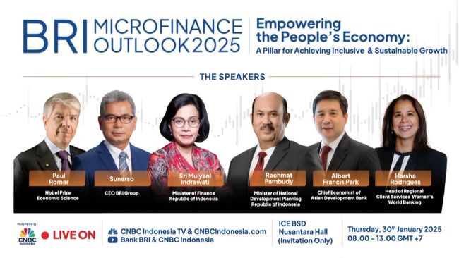 Peraih Nobel Bakal Sumbang Ide di BRI Microfinance Outlook 2025