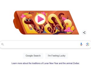 Seru! Main Game Snake di Google Doodle Spesial Imlek 2025, Ini Caranya