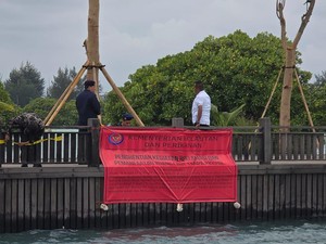 KKP Segel Reklamasi Ilegal di Pulau Pari