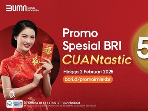 Rayakan Imlek dengan Promo Cuantastic BRI, Ada Diskon hingga 50%