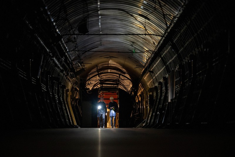 Terowongan Perang Dunia Kedua akan disulap menjadi objek wisata di London. (REUTERS/Chris J. Ratcliffe)