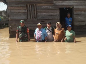 Banjir 1 Meter Rendam Pemukiman Warga di Buol Sulteng, 212 KK Terdampak