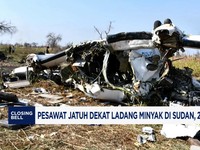 Video: Pesawat Jatuh Dekat Ladang Minyak di Sudan, 20 Orang Tewas