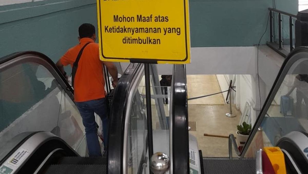 Ilustrasi berita Nasional: Eskalator Tiba-tiba Gangguan di Stasiun Duri, 12 Orang Terluka