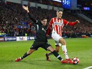 Takluk di Markas PSV, Liverpool Telan Kekalahan Perdana di Liga Champions