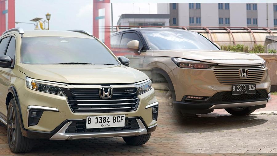 Foto Kolase mobil Honda BR-V dan HR-V. (Dok. Detikcom)