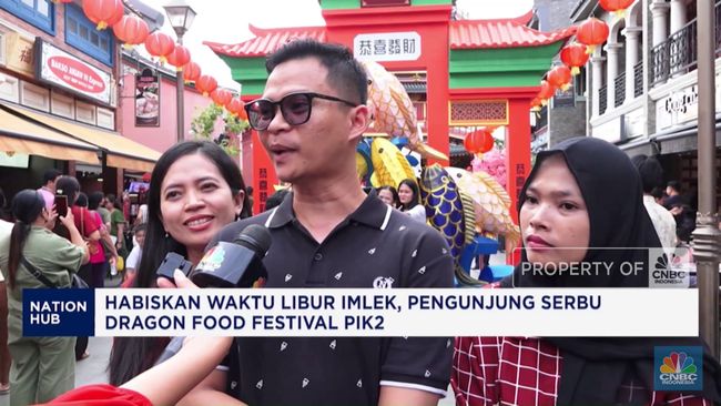 Libur Imlek, Pengunjung Serbu Dragon Food Festival PIK2