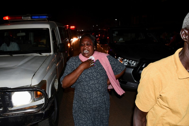 Puing-puing pesawat yang jatuh dan menewaskan banyak orang saat menuju ibu kota Juba, di bandara ladang minyak Unity, Negara Bagian Unity, Sudan Selatan, 29 Januari 2025. (REUTERS/Stringer)