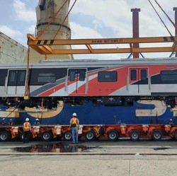 KRL Impor China Tiba di RI, Langsung Uji Dinamis Sebelum Beroperasi