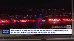 Video:Puluhan Korban Tabrakan Pesawat & Helikopter AS Telah Dievakuasi