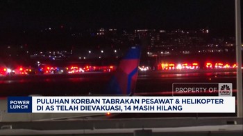 Video:Puluhan Korban Tabrakan Pesawat & Helikopter AS Telah Dievakuasi