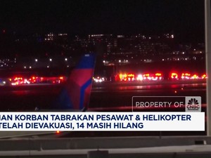 Video:Puluhan Korban Tabrakan Pesawat & Helikopter AS Telah Dievakuasi