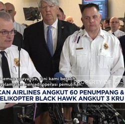 Video: Semua Penumpang Tabrakan American Airlines & Black Hawk Tewas