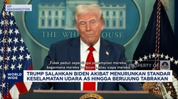Video: Tabrakan American Airlines & Black Hawk, Trump Salahkan Biden!