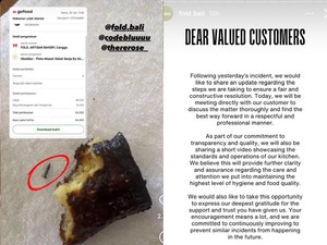Kejadian Lagi! Influencer Ini Temukan Paku di Menu Bakery Populer Bali