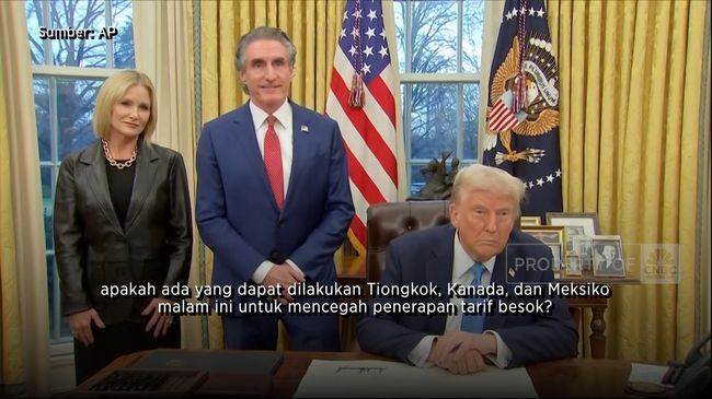 Perang Tarif Dimulai! Trump Pasang Tarif 25% ke Kanada-Meksiko