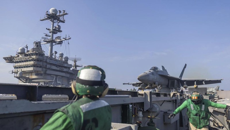 Komando Afrika AS, militer AS melakukan serangan udara terkoordinasi terhadap militan ISIS di Somalia pada Sabtu, 1 Februari 2025. (U.S. Africa Command via AP)
