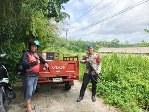 Pencuri Motor Roda 3 Tinggalkan Barang Curian Usai Sadar Dibuntuti Pemilik