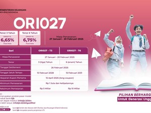 bank bjb Tawarkan ORI027 Dengan Kupon hingga 6,75%