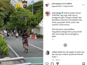 Nasib Pesepeda Viral Gowes Mundur di Malioboro Jogja Usai Diciduk Polisi