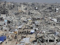 Potret Terkini Warga Gaza, Pulang ke Rumah yang Rata dengan Tanah