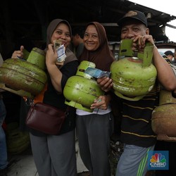 BPS Akui Ada Kontribusi LPG 3 Kg di Inflasi Bahan Bakar