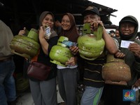 BPS Akui Ada Kontribusi LPG 3 Kg di Inflasi Bahan Bakar