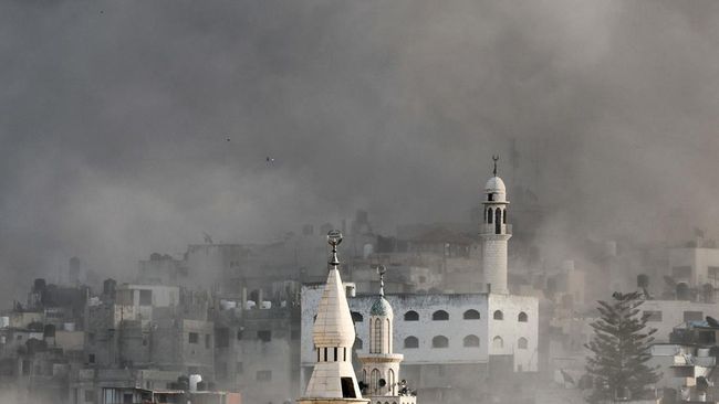 Potret Israel Masih Menggila di Arab, Puluhan Bangunan Hancur Meledak