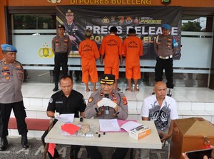 Tiga Pengangguran di Buleleng Ditangkap gegara Curi Kotak Amal Musala