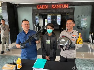 Polisi Ciduk 2 Pemuda di Malang yang Viral Todongkan Senapan di Jalanan
