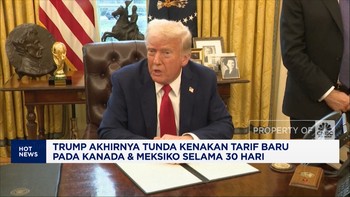 Video: Trump Tunda Tarif Impor Kanada-Driver Ojol Siap Demo Tuntut TH