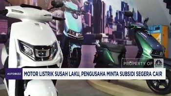 Motor Listrik Tak Laku Dijual, Pengusaha Minta Subsidi Segera Cair