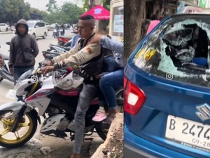 Geger Aksi Arogan Pemotor di Jakbar: Lawan Arah-Pecahkan Kaca Mobil