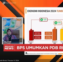Video: BPS Catat Pertumbuhan Ekonomi 2024 RI Capai 5,03%