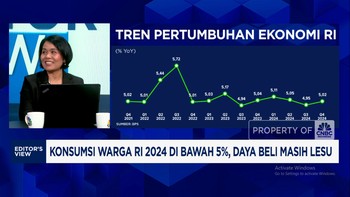 Video: Ekonomi RI 2024 Terendah Dalam 3 Tahun Terakhir, Pertanda Apa?