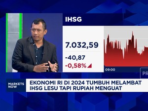  Ekonomi RI 2025 Tumbuh Melambat, IHSG Lesu Tapi Rupiah Menguat