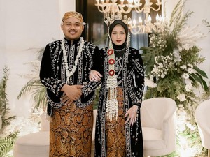 Inspirasi Baju pengantin Adat Jawa Modern ala Salma Salsabil