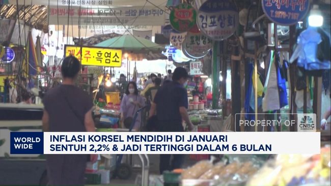 Video: Inflasi Korsel Tembus 2,2% di Januari, Tertinggi Dalam 6 Bulan